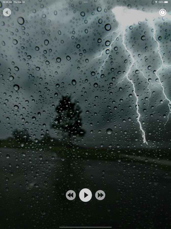 Dark Sky Relaxing Rain Sounds