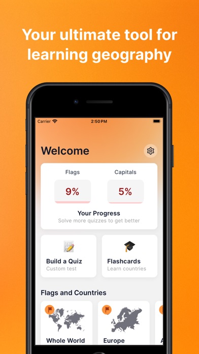 Geography Games & Flag Quiz Screenshot
