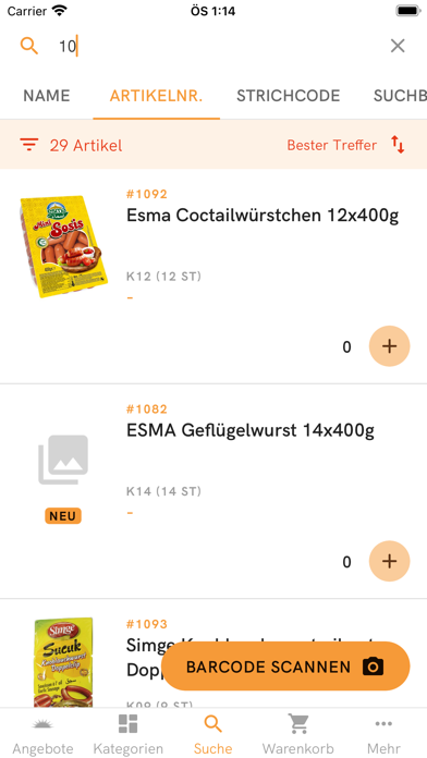 Bak Koeln Shop Screenshot