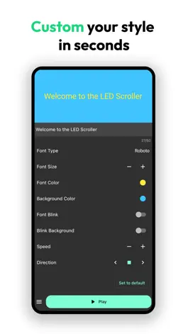 Game screenshot Led Scroller by onmonday hack