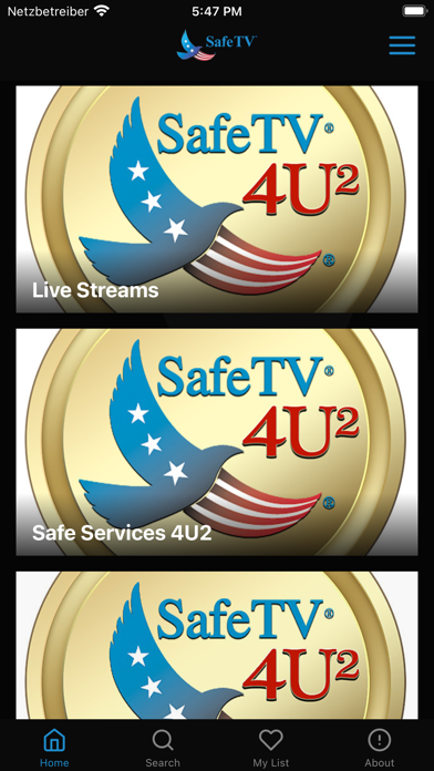 SafeTV® Screenshot