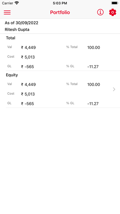 LC INDIA Wealth Screenshot