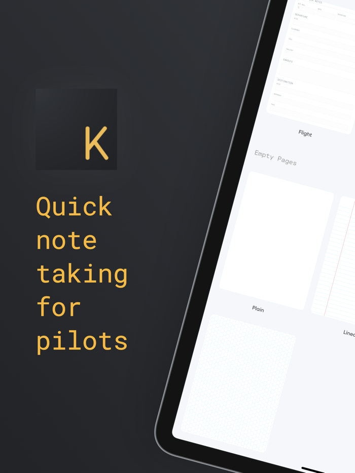 KneeBoard for General Aviation