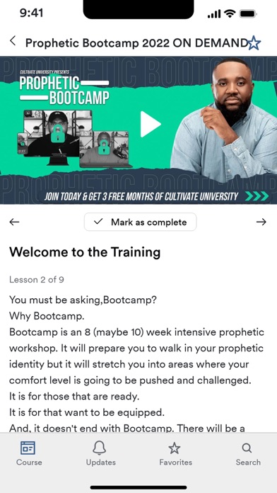 Cultivate University Screenshot