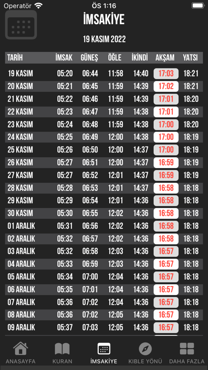 Namaz Vakit Pro  İmasakiye