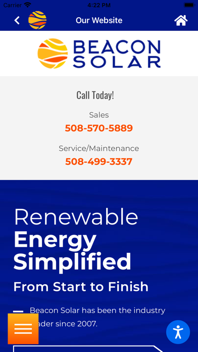 Beacon Solar Screenshot