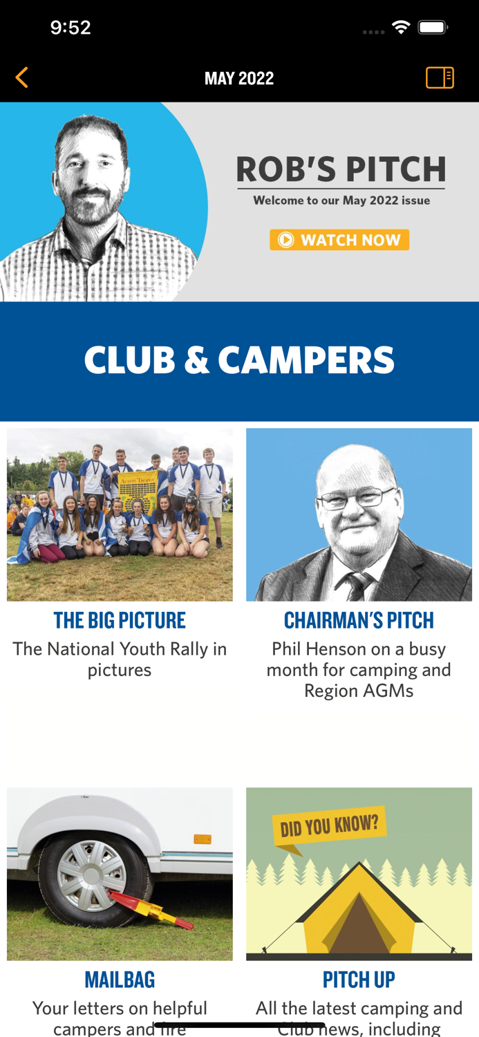 Camping and Caravanning Magazine