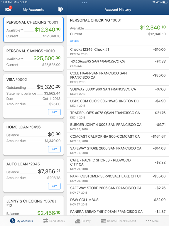 Screenshot #5 pour Evansville FCU Mobile Banking