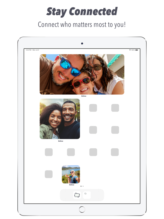 MeNow App iPad screenshot 3 - Social Networking app