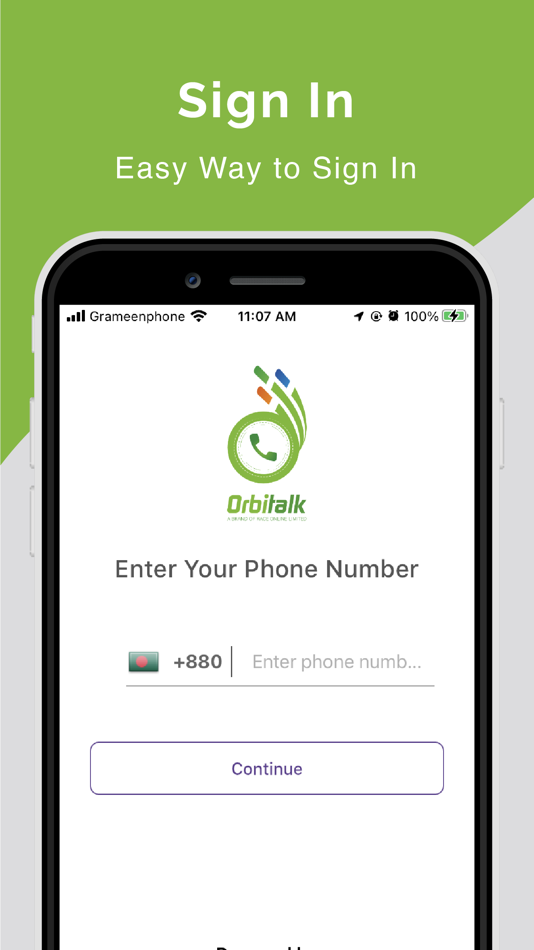 #1. OrbiTalk- ROL Calling & IM APP (iOS) Podle: Kamal Hossain