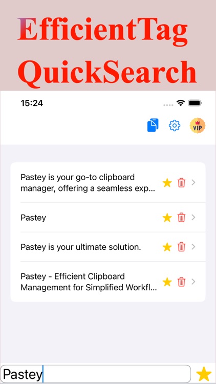 Pastey - Efficient Clipboard !