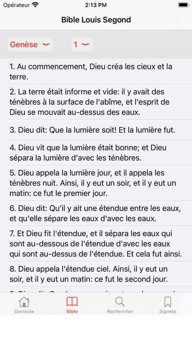 La Bible Louis Segond Screenshot