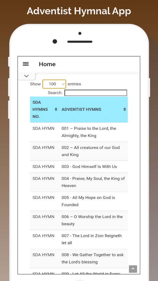 Adventist Hymnal App - 1.0 - (iOS)