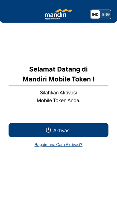 Mandiri Mobile Token Screenshot