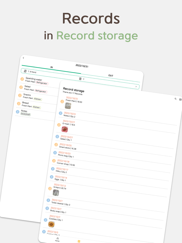 Dotory - Item management