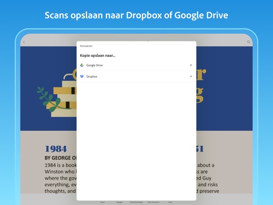 Adobe Scan: PDF- & OCR-scanner iPad app afbeelding 8
