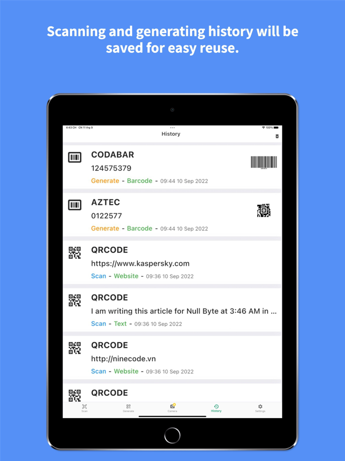 QR code Barcode UPC Reader