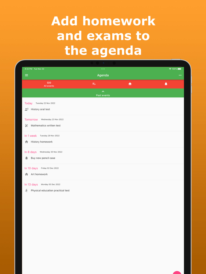 School planner Diary