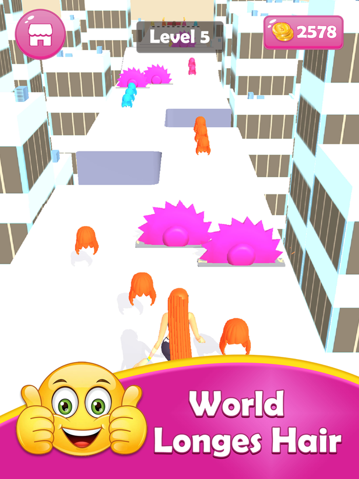 Hair Challenge - Hair Cut Run