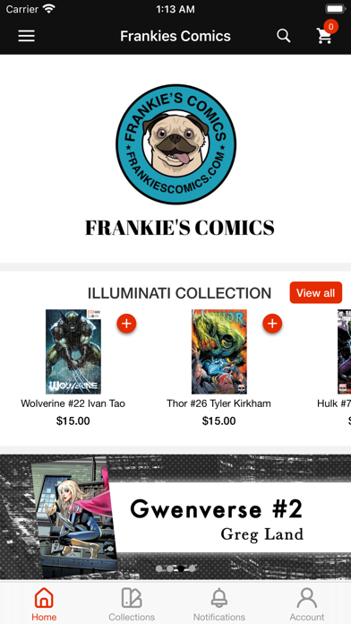 Frankie's Comics Screenshot