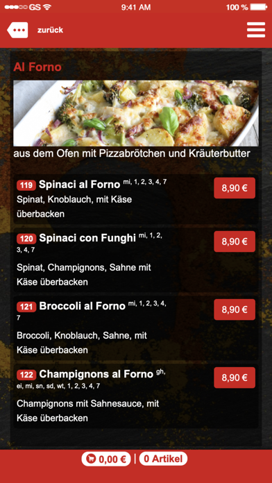 Xantener Pizza und Kebab Screenshot