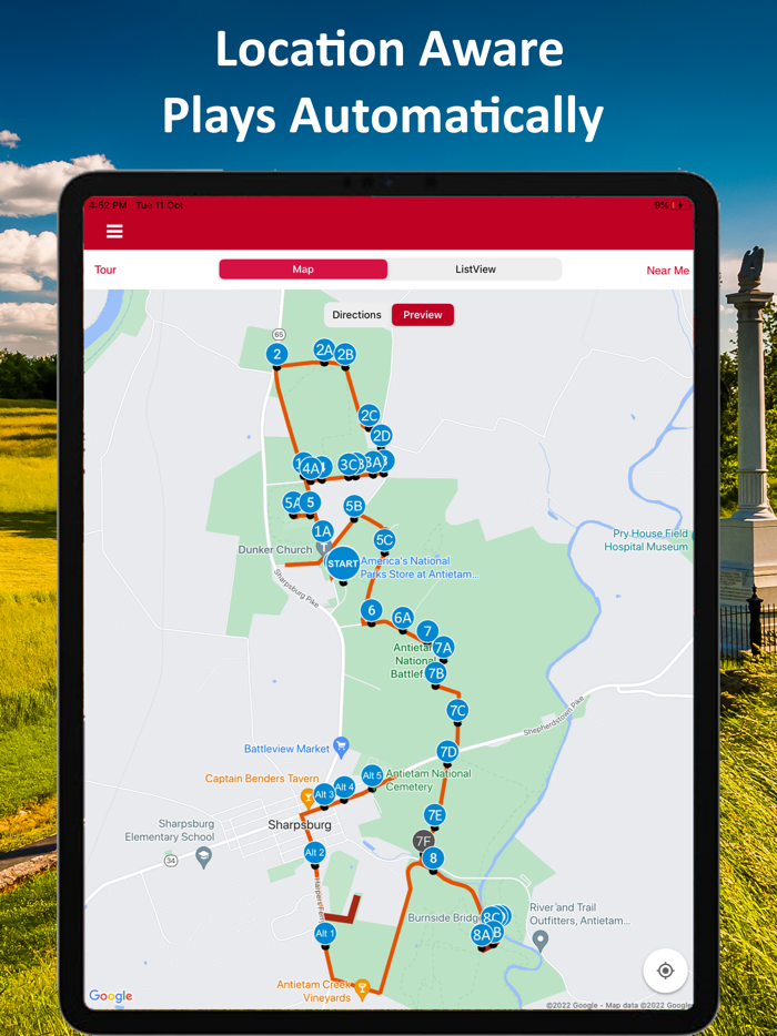 Antietam Battlefield Auto Tour