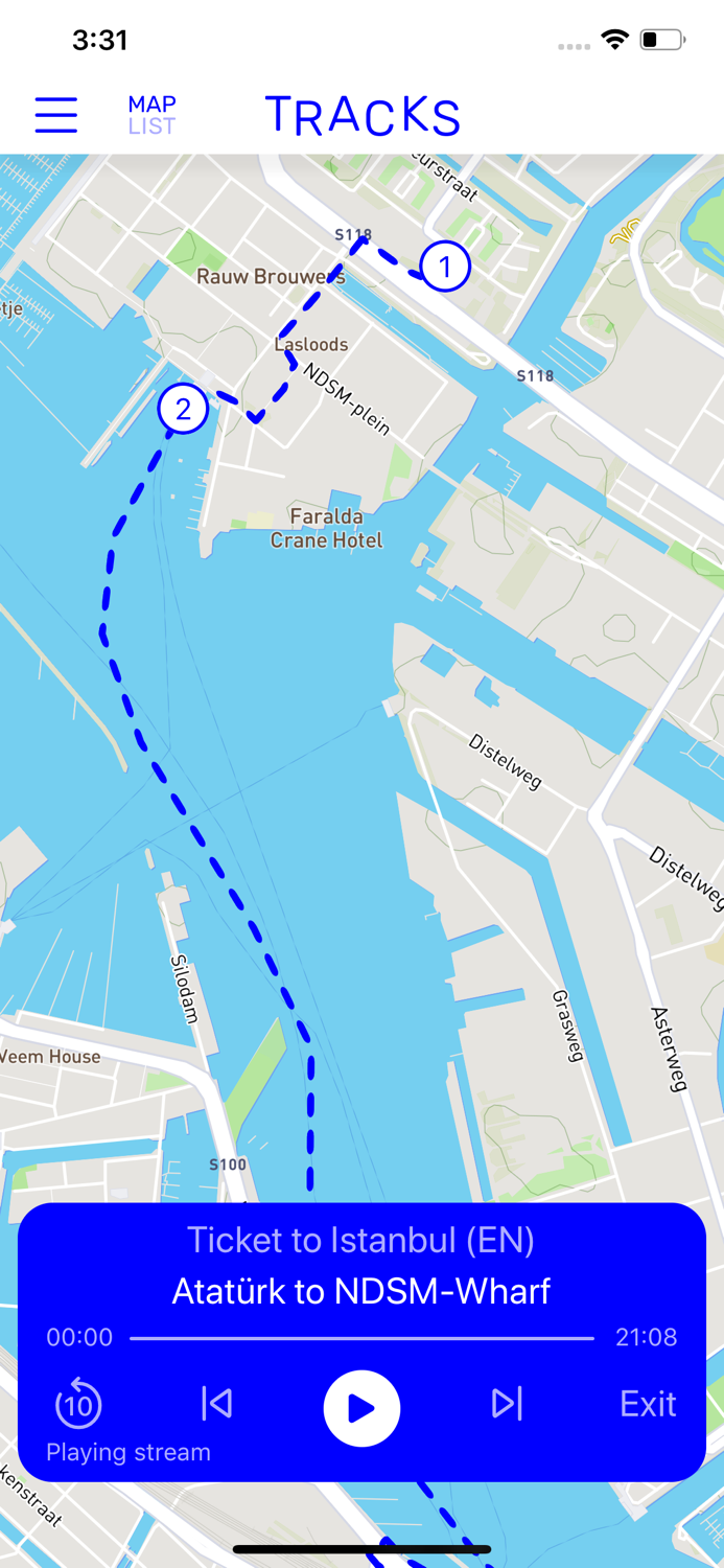 TRACKS - audio tours