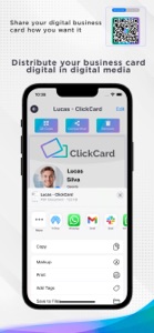 ClickCard - Business Card screenshot #3 for iPhone