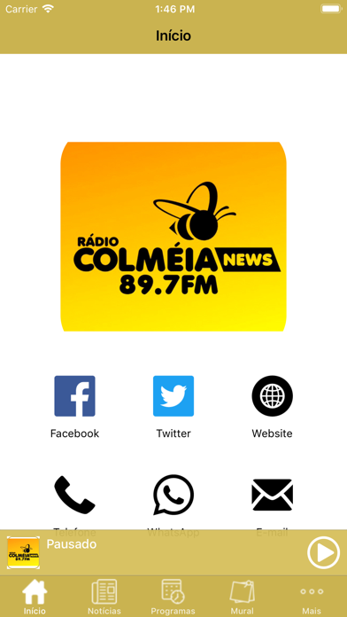 Rádio Colméia de Campo Mourão Screenshot