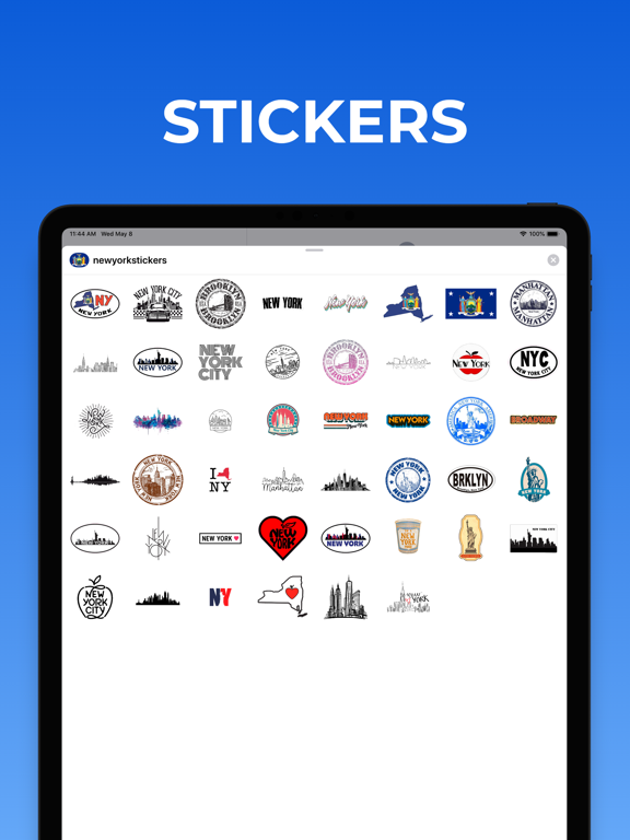 Screenshot #4 pour New York emojis - USA stickers