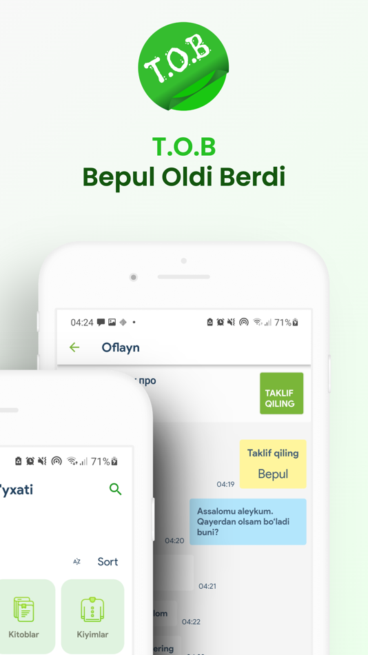 #4. TOB tekin oldi berdi (iOS) By: Shoxjaxon Dexqon