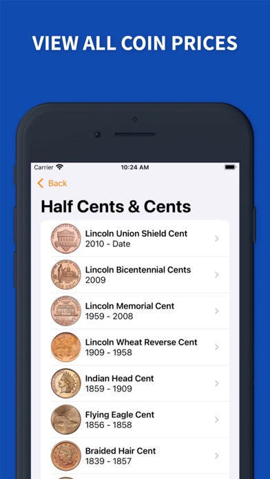 Screenshot #2 pour Price Guide - U.S. Coin Values