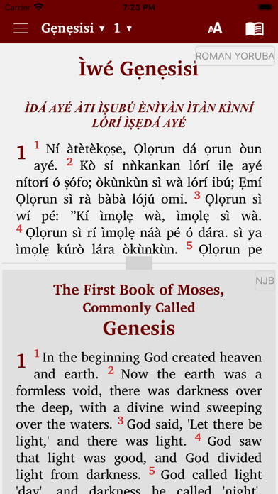 Yoruba & English Bible Screenshot