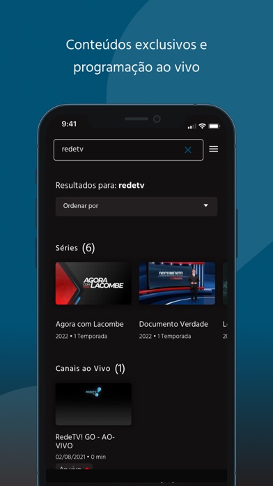 RedeTV! GO Screenshot