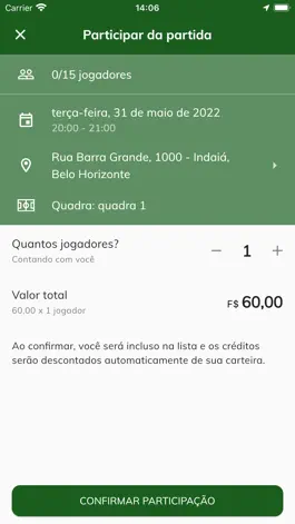 Game screenshot Pelada.app hack