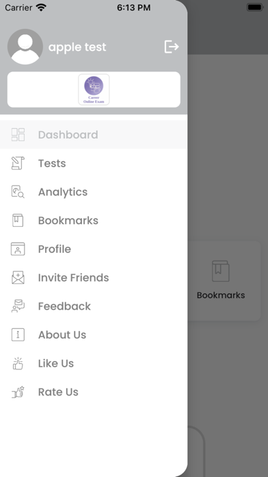 CAREER ONLINE EXAM Screenshot