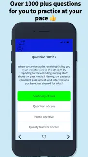 emt prep test pro iphone screenshot 2