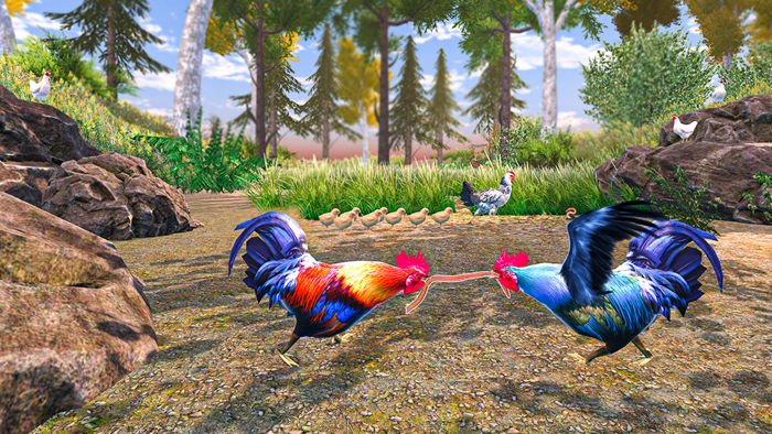Wild Rooster Chicken Simulator