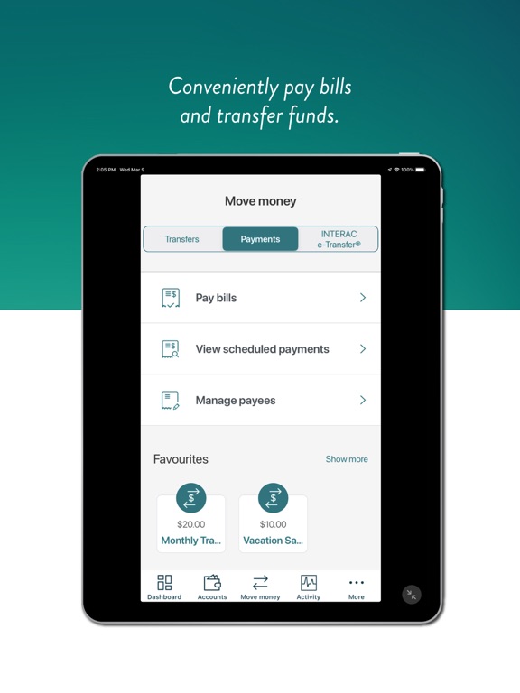 Access CU iPad screenshot 5 - Finance app