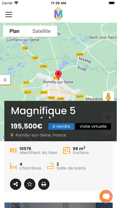 Monteil Immobilier App Screenshot