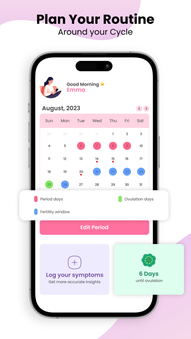 Period Tracker & Cycle Syncing Screenshot