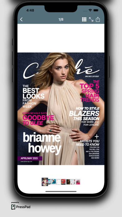 Cliché Magazine app Screenshot