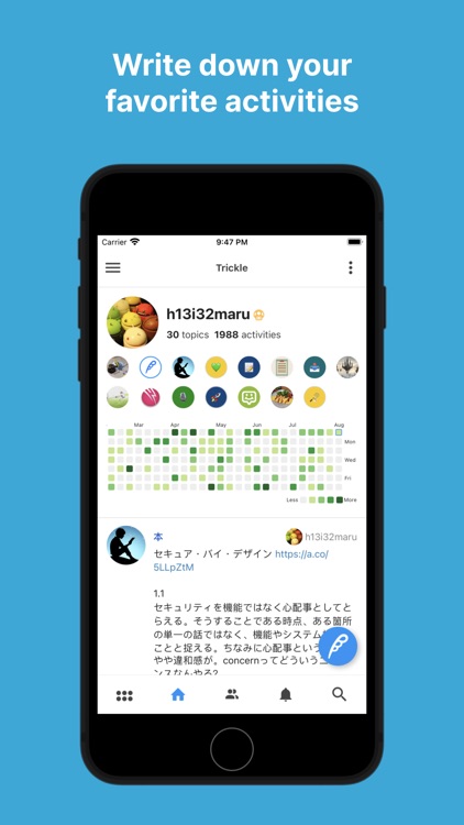 Trickle - Favorite Activities