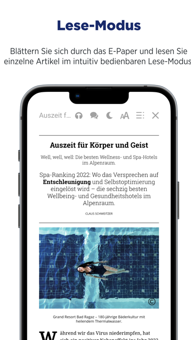 Handelszeitung e-Paper Screenshot