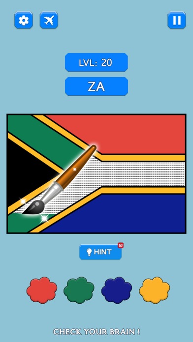 Flag Painting - Painters Games Screenshot