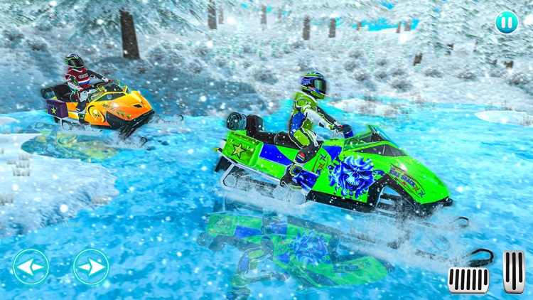 Snowmobile Bike Racing Fever
