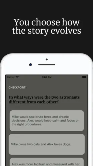 Screenshot von ShortReads: Interactive Story auf dem iPhone 3