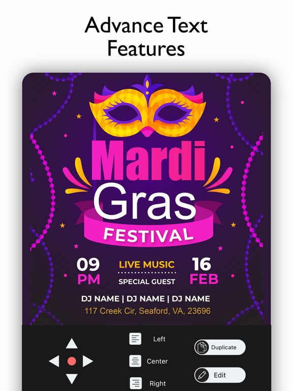 Poster Maker Ads Page Maker iPad screenshot 5 - Graphics & Design app