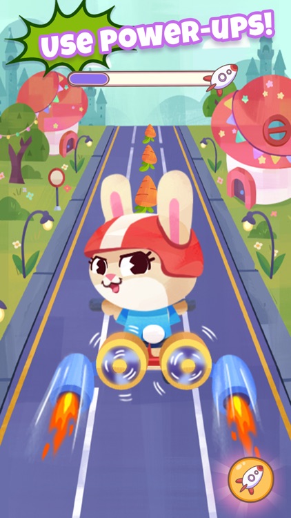 Bini Bunny Run: Running Games