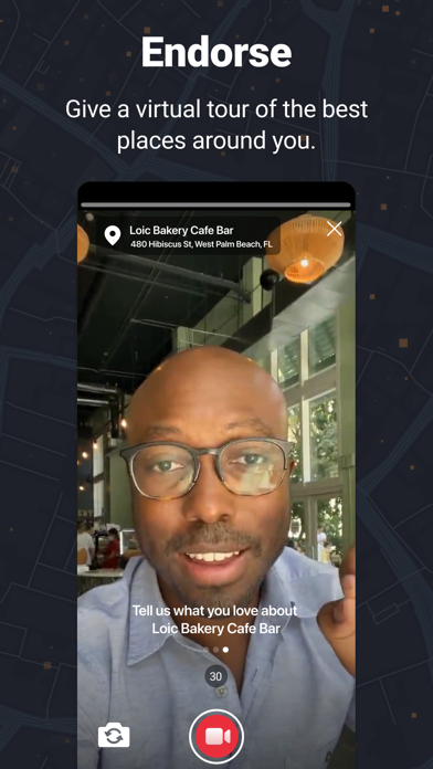 Vouch - The best spots nearby Screenshot